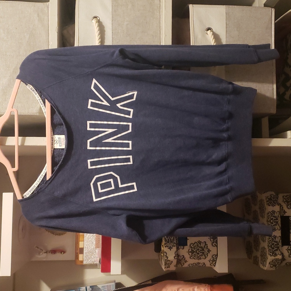 Victorias Secret PINK Off Shoulder Sweatshirt